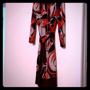 Size xl NY & co wrap dress- like new condition